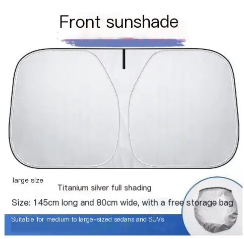 Car Sunshade - Full Light Blocking Essential Accessory